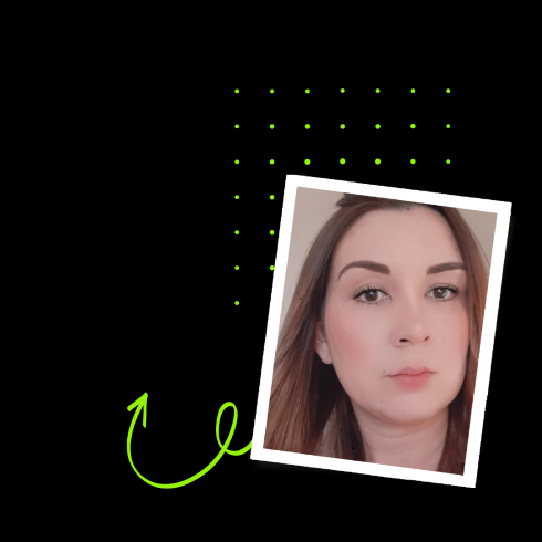 Foto de perfil Alana com detalhes